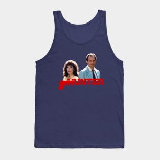 Hunter - Fred Dryer, Stepfanie Kramer - 80s Cop Show Tank Top